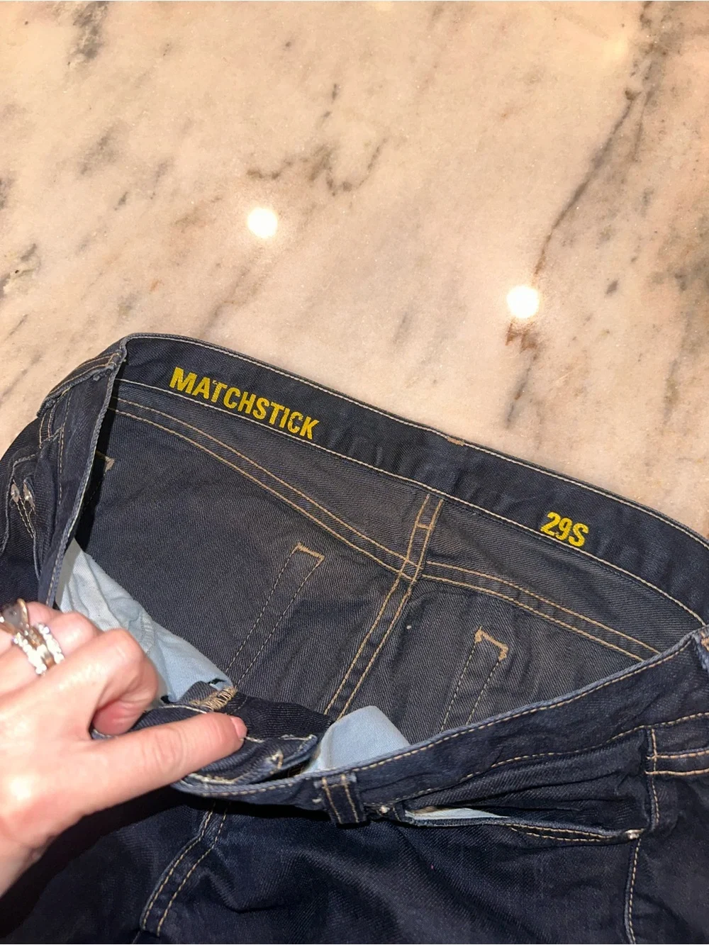 J Crew Matchstick Size 29S Dark Wash Straight Leg‎ Jeans